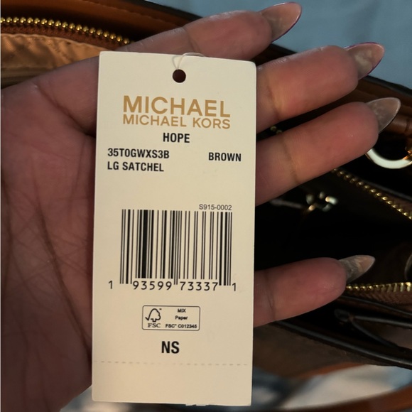 Michael Kors Hope Large Satchel with Tags - Picture 4 of 10
